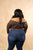 Sleigh with Me Shoulder Bodysuit (Black/Brown Curve)